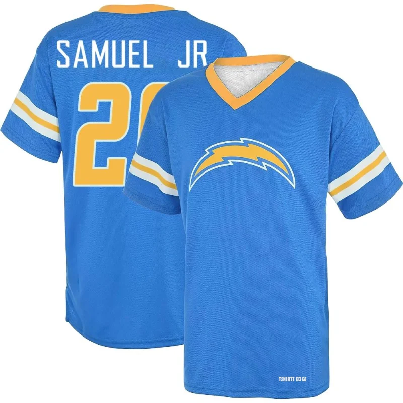 Asante Samuel Jr. Name & Number T-Shirt - Blue - Tshirtsedge