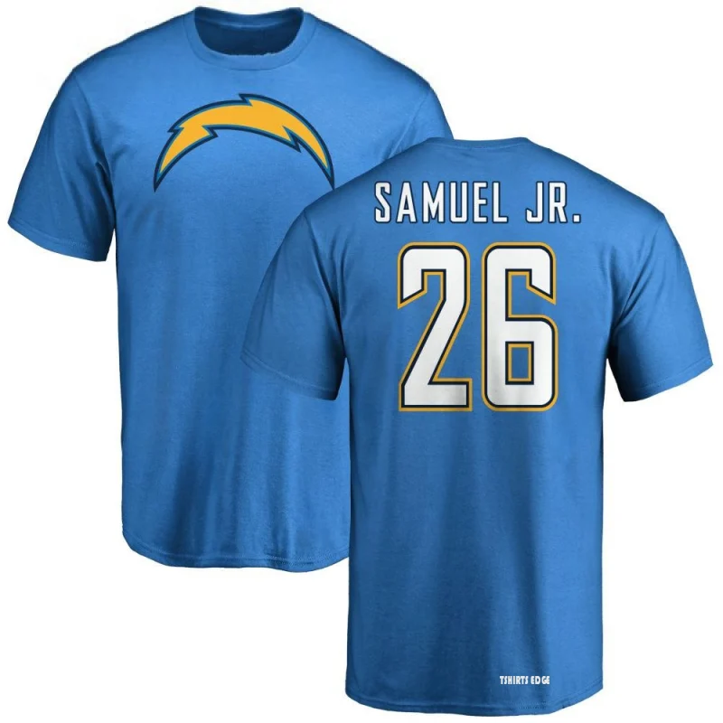 Asante Samuel Jr. Name & Number T-Shirt - Blue - Tshirtsedge