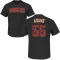 Austin Adams Name & Number T-Shirt - Black