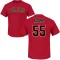 Austin Adams Name & Number T-Shirt - Crimson