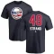 Austin Strand Name and Number Banner Wave T-Shirt - Navy