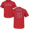 Austin Warren Name & Number T-Shirt - Red