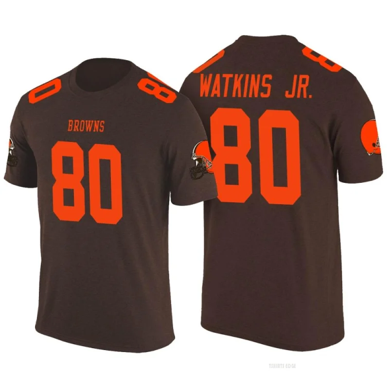 Austin Watkins Jr. Legend Color Rush T-Shirt - Brown - Tshirtsedge