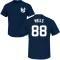 Austin Wells Name & Number T-Shirt - Navy