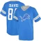 Avery Davis Los Name & Number Game Day V-Neck T-Shirt - Blue