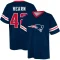 Azizi Hearn Name & Number Game Day V-Neck T-Shirt - Navy