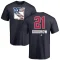 Barclay Goodrow Name and Number Banner Wave T-Shirt - Navy