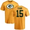 Bart Starr Name & Number T-Shirt - Gold