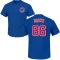 Ben Brown Name & Number T-Shirt - Royal