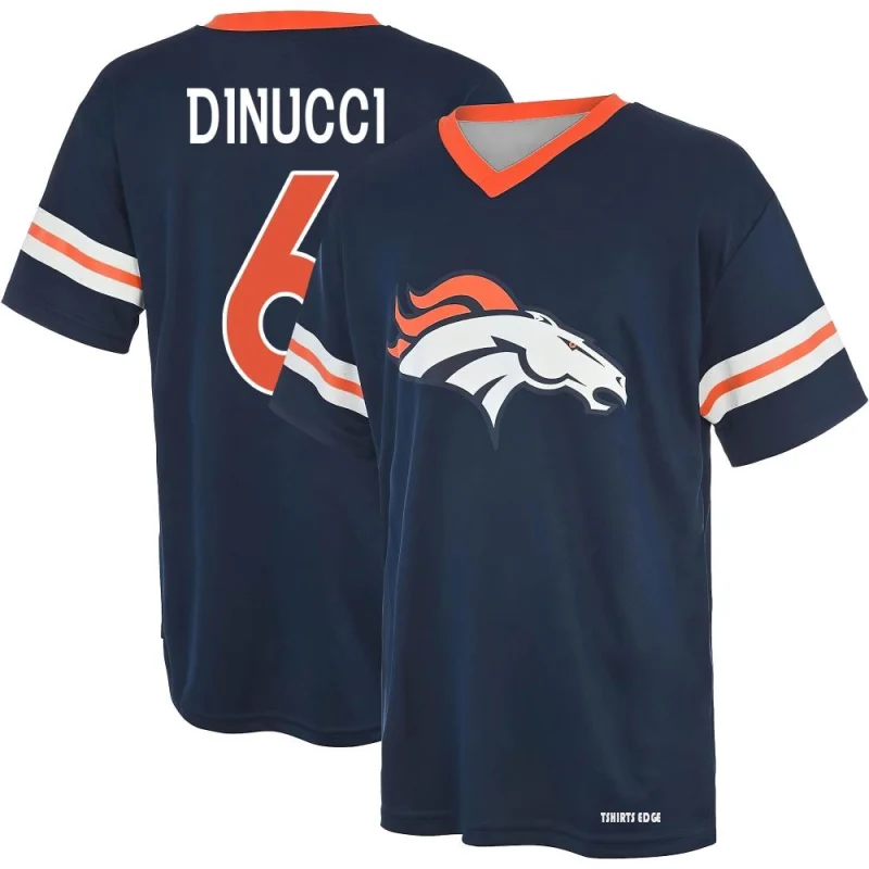 Ben DiNucci Name & Number T-Shirt - Navy - Tshirtsedge