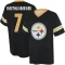 Ben Roethlisberger Name & Number Game Day V-Neck T-Shirt - Black