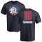 Ben Simmons Name and Number Banner Wave T-Shirt - Navy