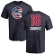 Ben Zobrist Name and Number Banner Wave T-Shirt - Navy