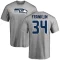 Benjie Franklin Name & Number T-Shirt - Ash