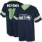 Benson Mayowa Name & Number Game Day V-Neck T-Shirt - Navy