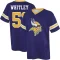 Benton Whitley Name & Number Game Day V-Neck T-Shirt - Purple