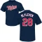 Bert Blyleven Name & Number T-Shirt - Navy