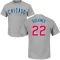 Bill Buckner Name & Number T-Shirt - Gray