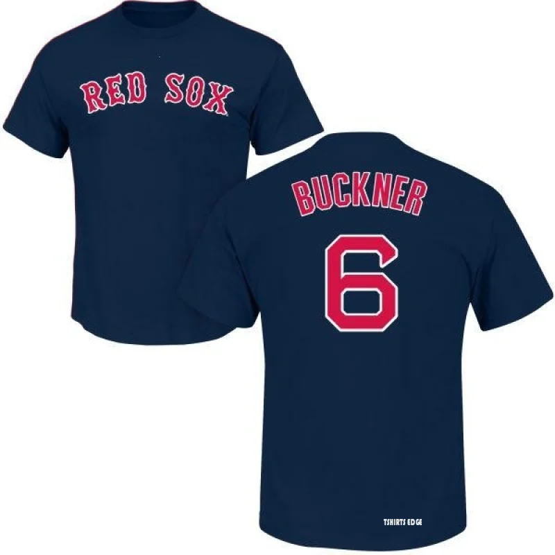 Women's Bill Buckner Name & Number T-Shirt - Red - Tshirtsedge