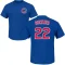 Bill Buckner Name & Number T-Shirt - Royal