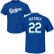 Bill Buckner Name & Number T-Shirt - Royal