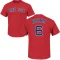 Bill Buckner Name & Number T-Shirt - Scarlet