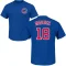 Bill Madlock Name & Number T-Shirt - Royal