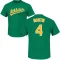 Billy Martin Name & Number T-Shirt - Green