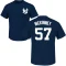 Billy McKinney Name & Number T-Shirt - Navy