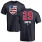 Billy Smith Name and Number Banner Wave T-Shirt - Navy