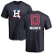 Billy Wagner Name and Number Banner Wave T-Shirt - Navy