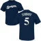 Bj Surhoff Name & Number T-Shirt - Navy