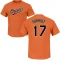 Bj Surhoff Name & Number T-Shirt - Orange