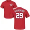 Blake Rutherford Name & Number T-Shirt - Red