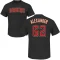 Blaze Alexander Name & Number T-Shirt - Black