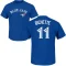 Bo Bichette Name & Number T-Shirt - Royal