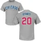 Bob Dernier Name & Number T-Shirt - Gray