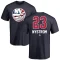 Bob Nystrom Name and Number Banner Wave T-Shirt - Navy