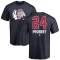 Bob Probert Name and Number Banner Wave T-Shirt - Navy