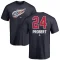 Bob Probert Name and Number Banner Wave T-Shirt - Navy