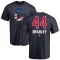 Bobby Bradley Name and Number Banner Wave T-Shirt - Navy