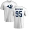 Bobby Brown III Name & Number T-Shirt - White