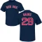 Bobby Dalbec Name & Number T-Shirt - Navy