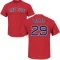 Bobby Dalbec Name & Number T-Shirt - Scarlet