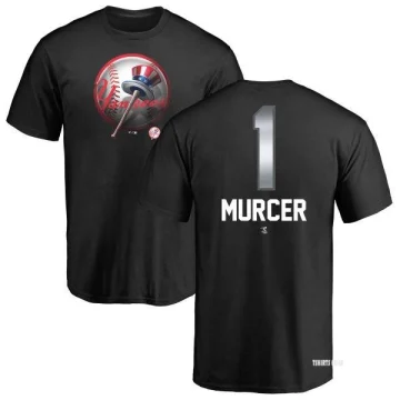 Bobby Murcer New York Yankees Women's Backer Slim Fit T-Shirt - Ash