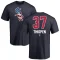 Bobby Thigpen Name and Number Banner Wave T-Shirt - Navy