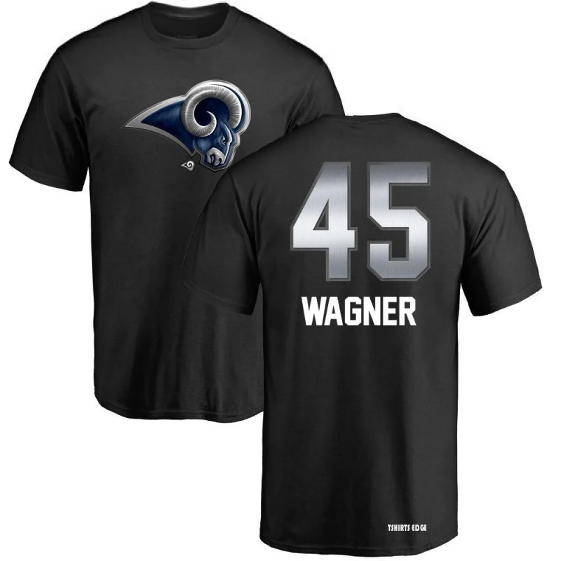 Bobby Wagner Midnight Mascot T-Shirt - Black - Tshirtsedge