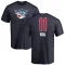 Bol Bol Name and Number Banner Wave T-Shirt - Navy