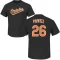 Boog Powell Name & Number T-Shirt - Black