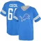 Brad Cecil Los Name & Number Game Day V-Neck T-Shirt - Blue